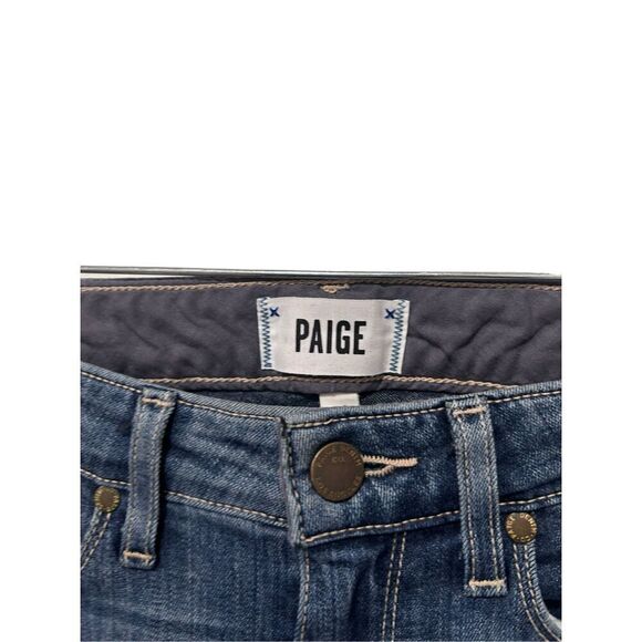 Paige Hoxton Ankle Liden Medium Wash size 26 Classic Staple Versatile - Picture 2 of 10